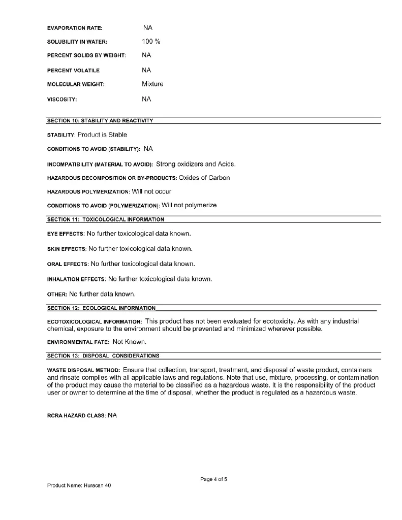 MATERIAL SAFETY DATA SHEET PAGE 1 OF X - 805312-4.webp