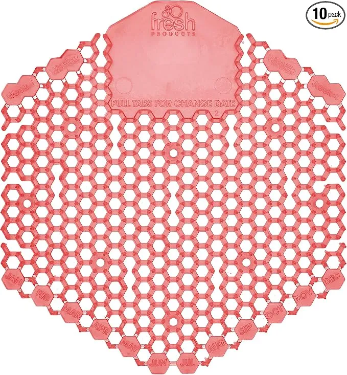 [3FRS3WDS10KG] Urinal Screen 3D Kiwi Grapefruit 10/Box