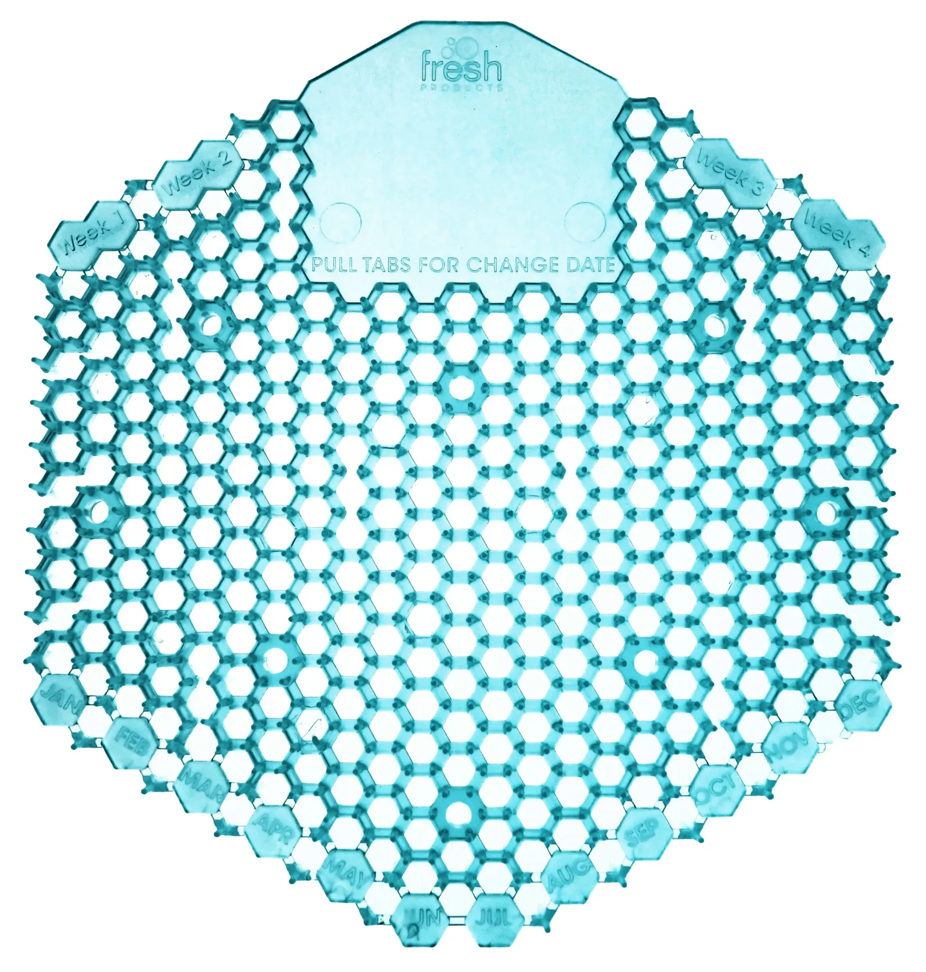 [3FRS3WDS10OM] Urinal Screen 3D Ocean Mist 10/Box