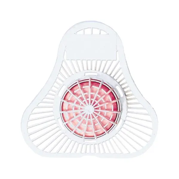 [3URNSCBLKCH] Urinal Screen W/Block Cherry 12/cs