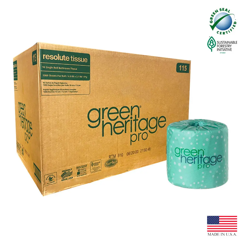 Toilet Tissue 115 Resolute 1 ply 96/rolls