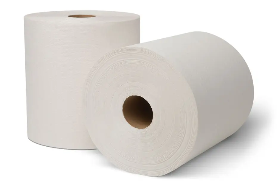 Towel Roll 8X630 White 316 6/cs
