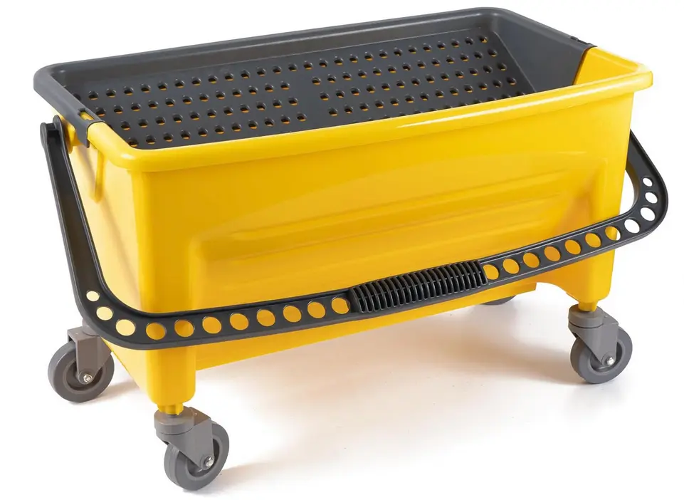 [3MFFINISHBUCK] Bucket Microfiber Finish with Lid & Casters