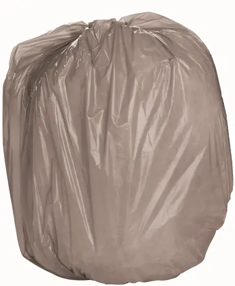 [7NSN5171377] AbilityOne® 8105015171377, SKILCRAFT Trash Can Liner - Linear Low-Density, 33 gal, 0.7 mil, 33" x 39", Gray, Perforated Roll, 250/Carton