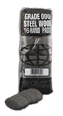 [3GMA117001] Steel Wool Hand Pads #000 12/Sleeves Carton