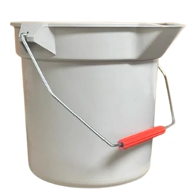 [3BET153210] Pail 10 Quart Gray