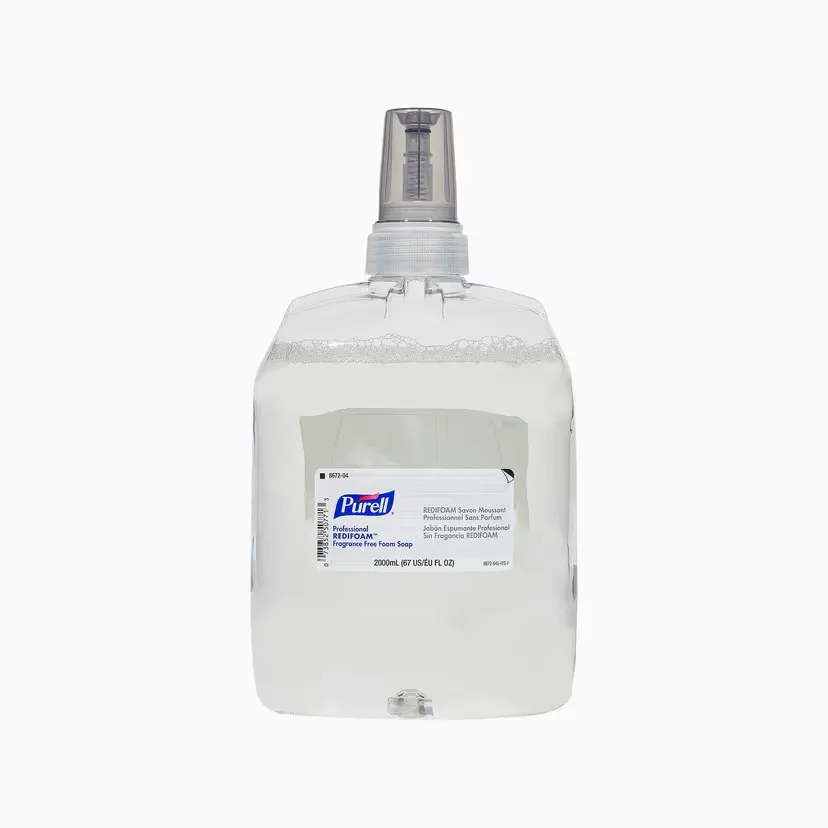 Soap Refill Clear, Foam, Unscented, 2000 ml, Top-Fill Soap Dispenser