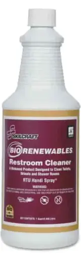 [NSN5552900] AbilityOne® 7930015552900, SKILCRAFT Spartan BioRenewables Restroom Cleaner, 32 oz Spray Bottle, 12/Box